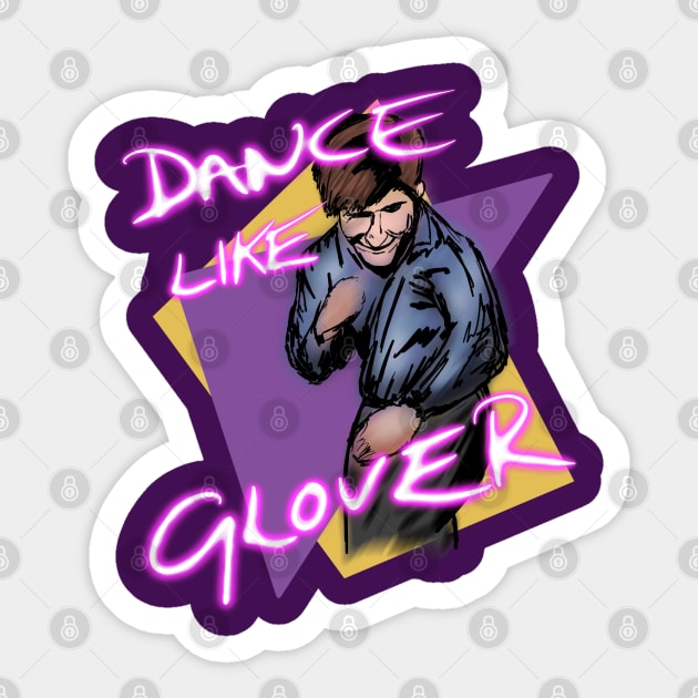 Dance Like Glover Friday The 13th Sticker by Jamie Collins